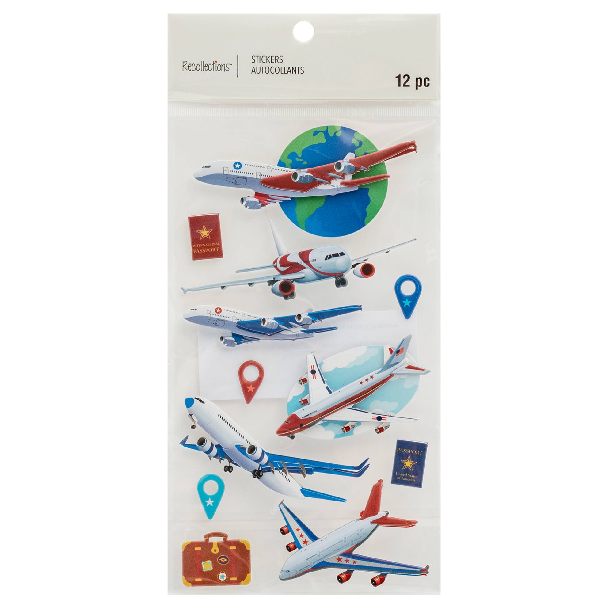 Jets Dimensional Stickers by Recollections™